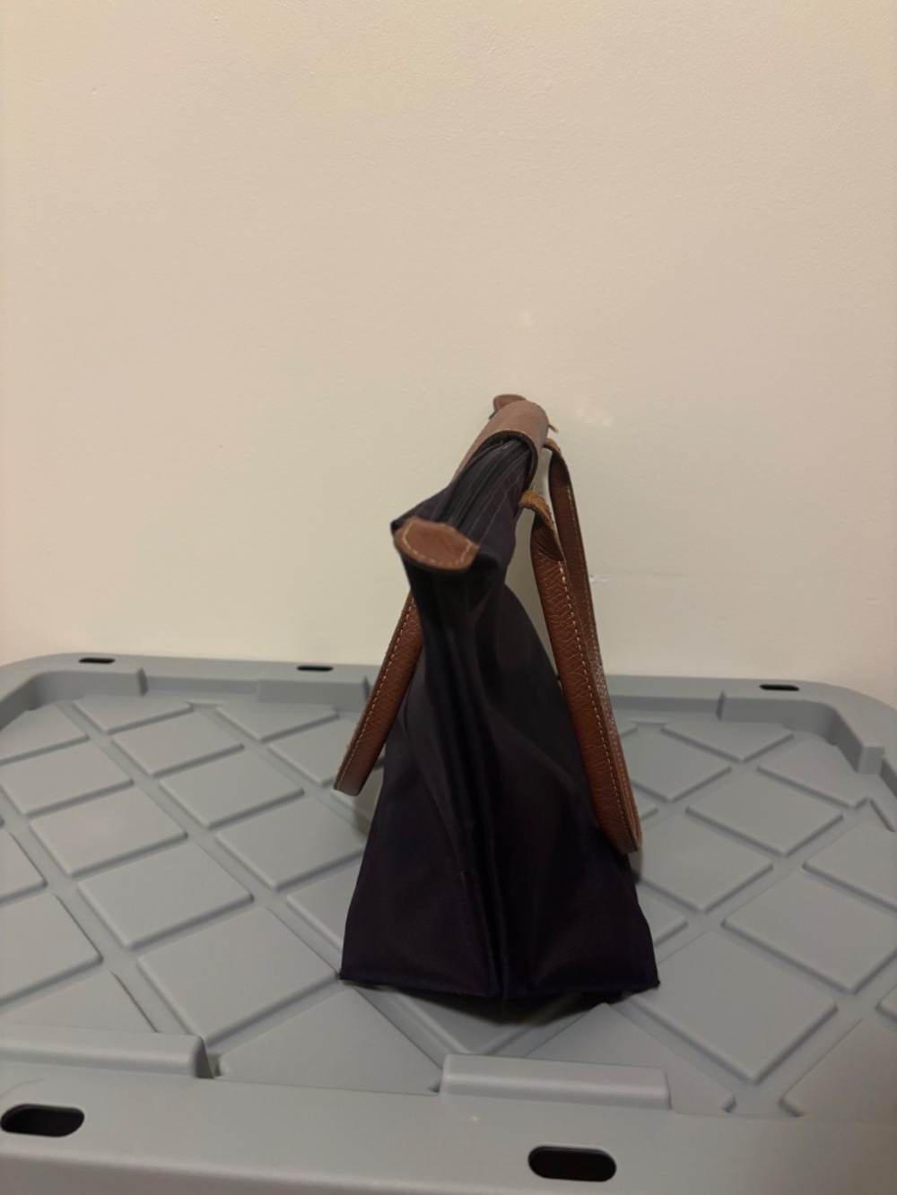 Plum Longchamp Le Pliage Nylon Tote – Medium - Picture 2 of 15